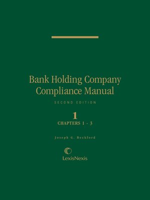 cover image of Bank Holding Company Compliance Manual